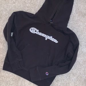 champion cow print hoodie